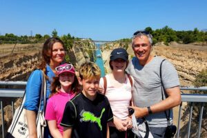 A private biblical tour of ancient Corinth and the Isthmus canal