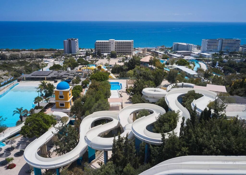 Faliraki Water Park in Rhodes