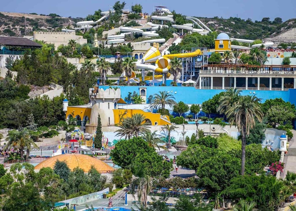 Faliraki Water Park in Rhodes